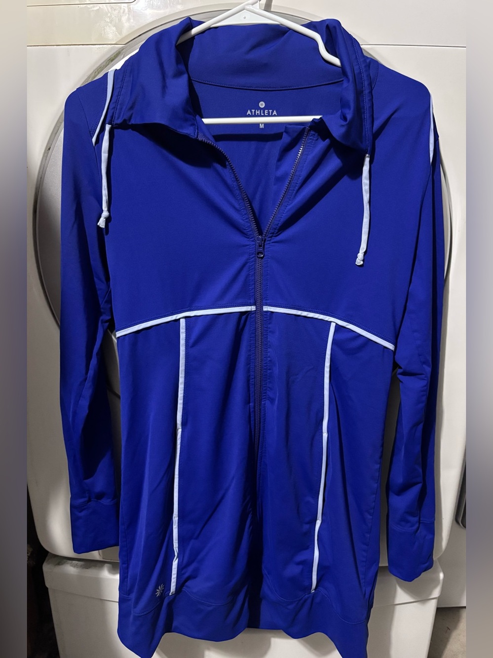 Athleta Royal Blue Full-Zip Jacket
